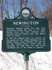 Newington, NH Sign